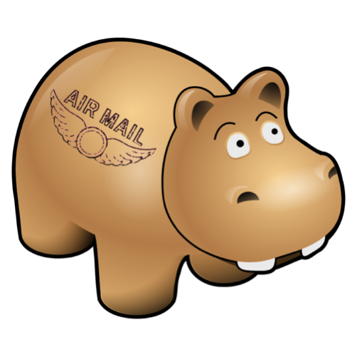 Logo représentant un hippopotame, animal totem de l'API publique Zippopotam